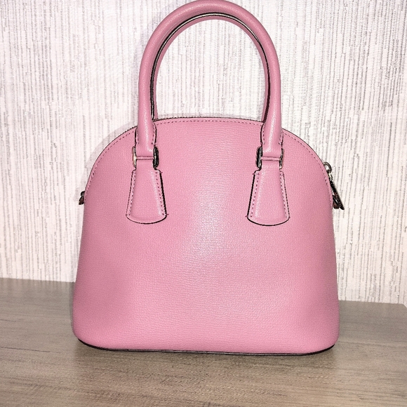 Kate Spade Pink Medium Dome Satchel & Crossbody Strap + Dust Bag - Picture 2 of 12